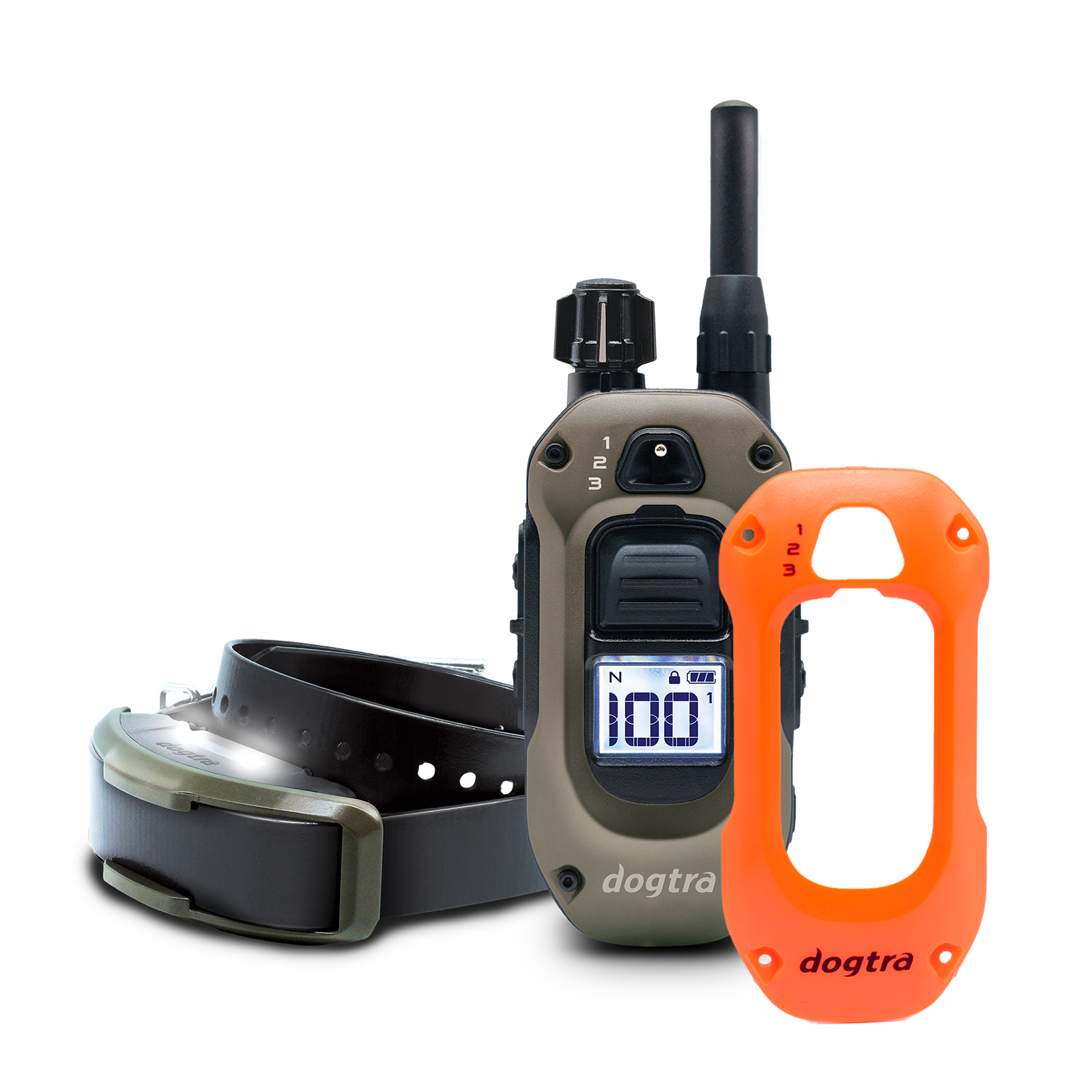 1200X Kit 1-Chien ( 1900X 1-Dog Unit ) avec X-BOUCLIER - ORANGE