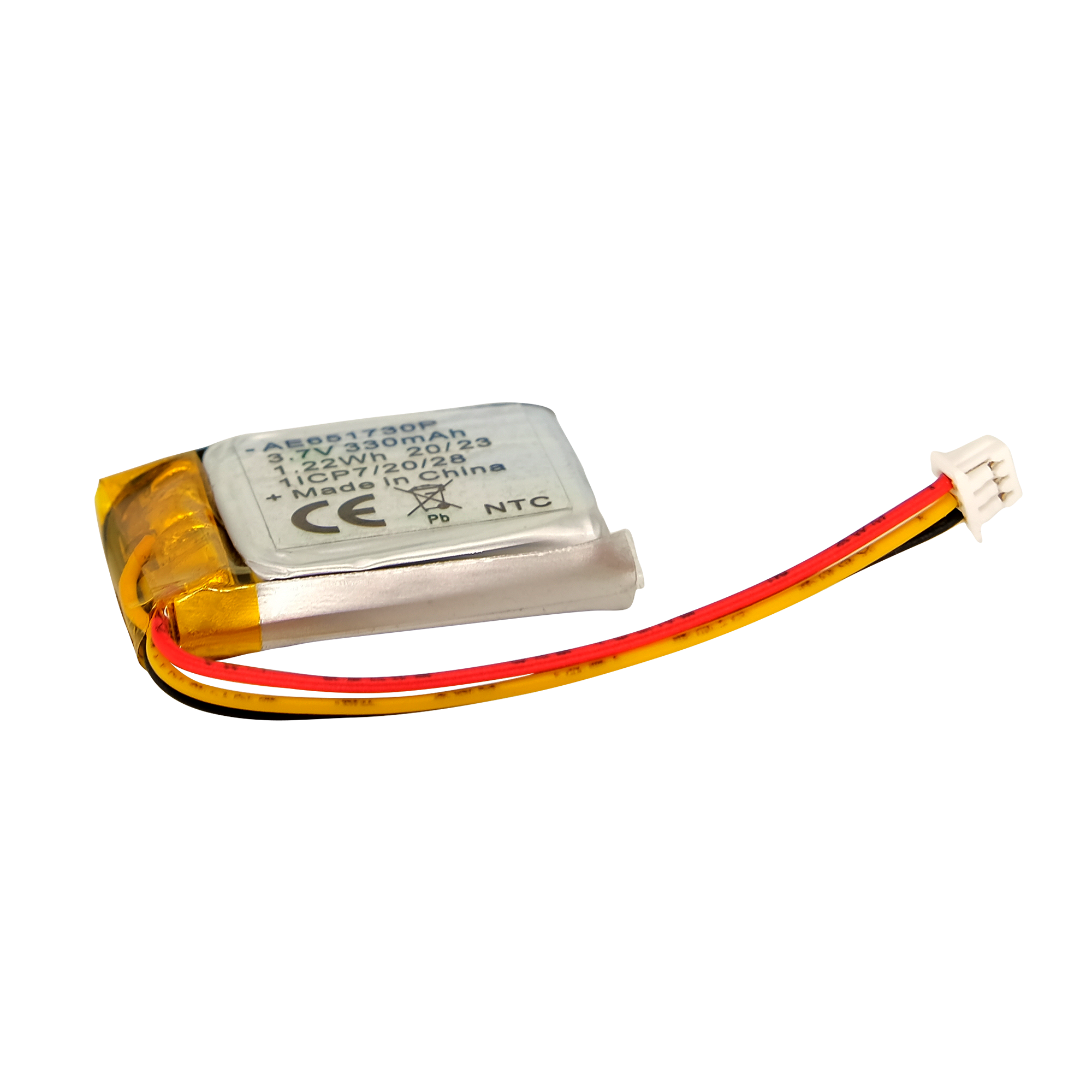 3.7V 330mAh Li-Po Battery