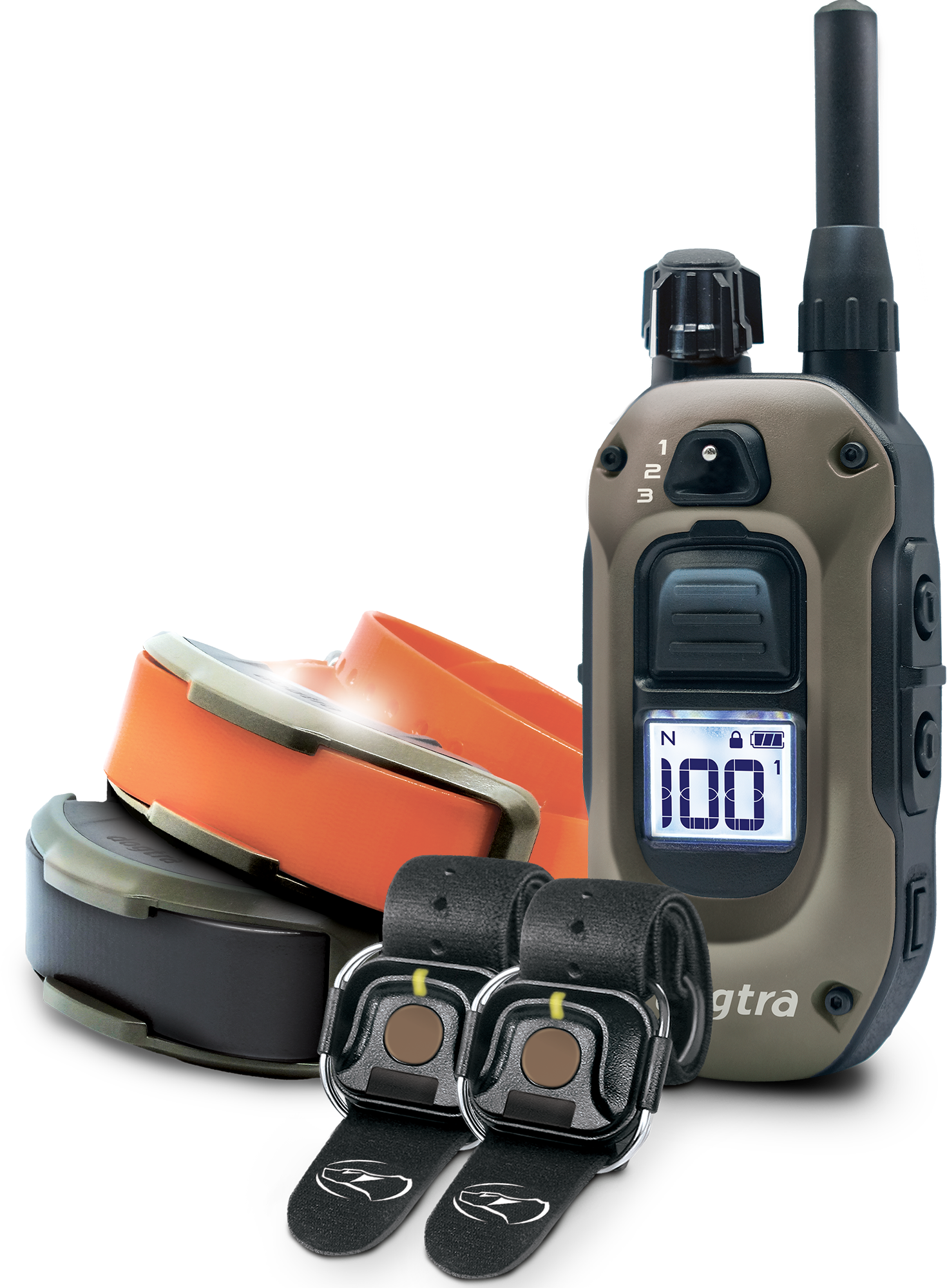 1200X 2-Dog Unit + (2) HANDSFREE SQUARES