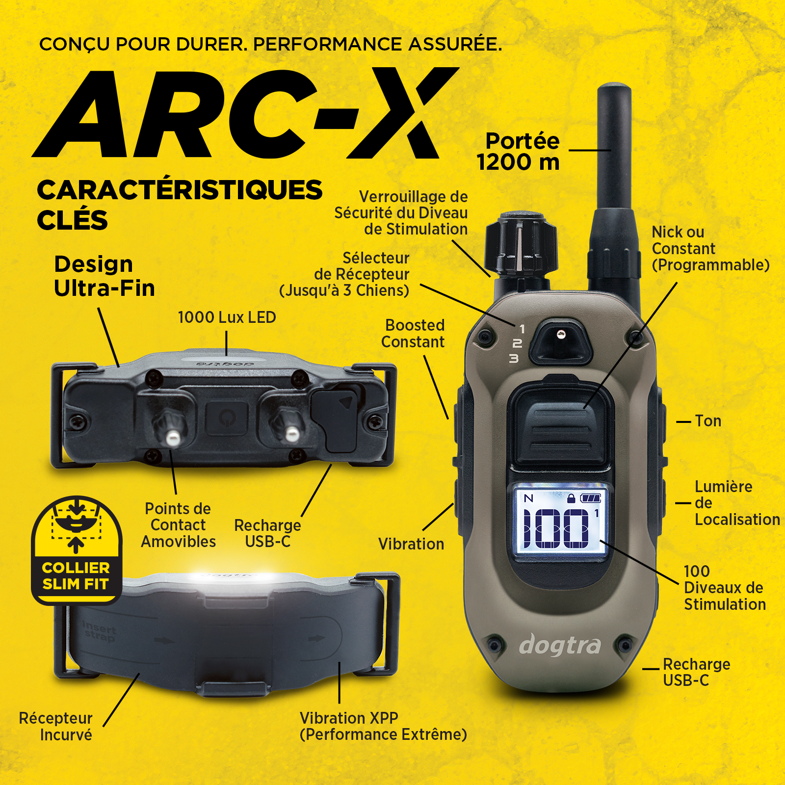 ARC-X Kit 2-Dog Unit with two HANDSFREE SQUARES