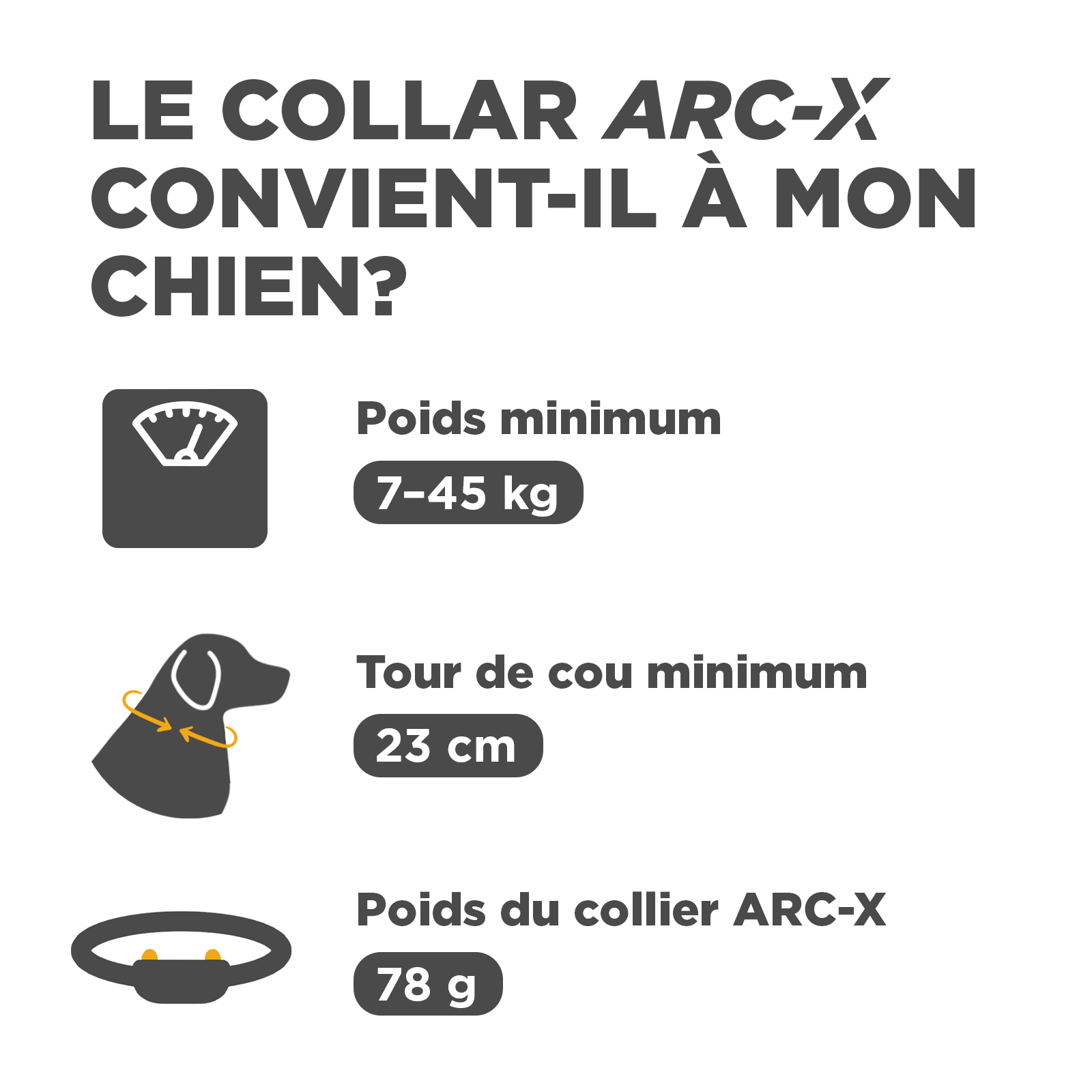 ARC-X Kit 2-Dog Unit with two HANDSFREE SQUARES