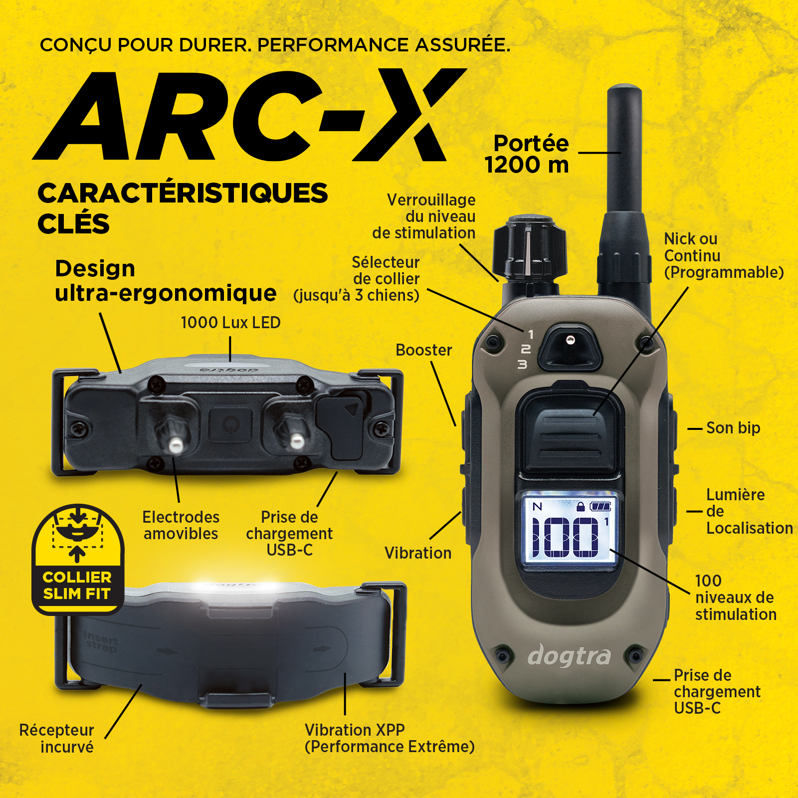 ARC-X Kit 2-Dog Unit with two HANDSFREE SQUARES