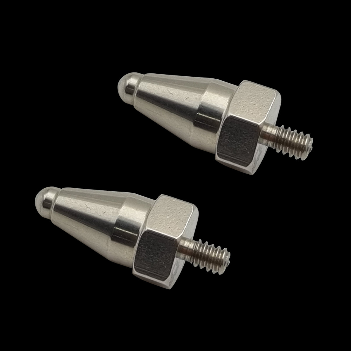 Paire électrodes en métal 19 mm - Mâle (E-Fence 3500, Pathfinder)